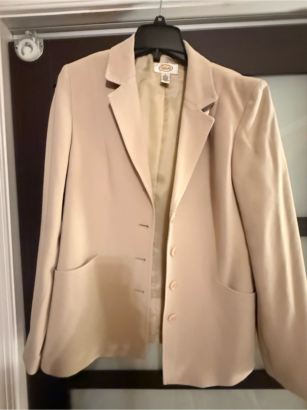 Talbots Light Beige Women's Blazer Jacket